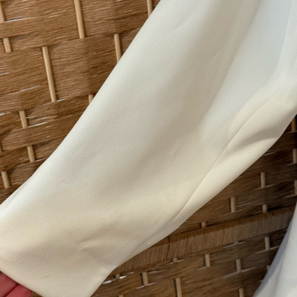 Anne Klein White Blazer with Gold Accents Women’s Size Large - Picture 6 of 6